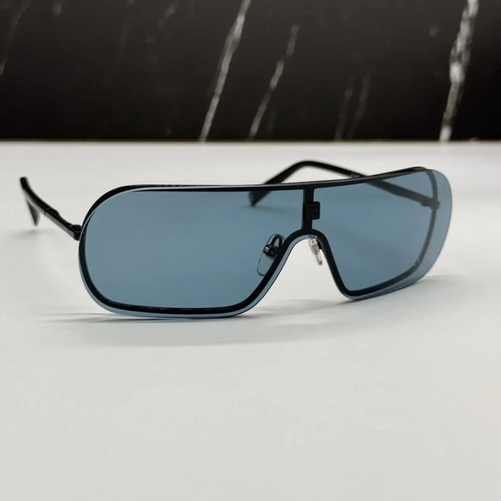 NEW GV7168/S 0MR8 KU GIVENCHY UNISEX SUNGLASSES BLUE EYEWEAR GIVENCHY